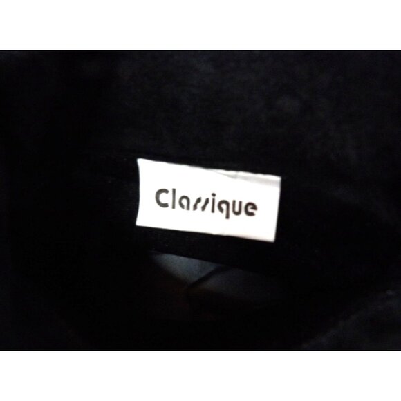 Classique Women's Black Suede Ankle Boot 10W New - Picture 6 of 6